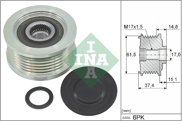 Alternator Freewheel Clutch